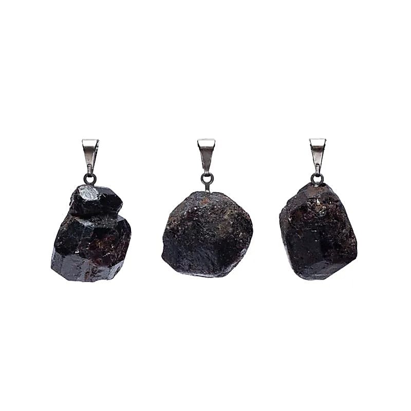 Pendentif en Grenat Naturel brut