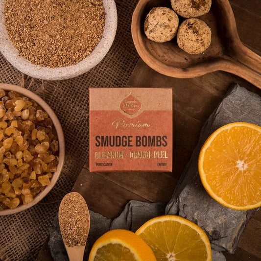 Smudge Bombes d'encens | Oliban & Orange