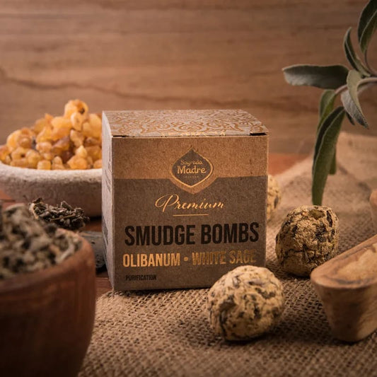 Smudge Bombes d'encens | Oliban & Sauge blanche