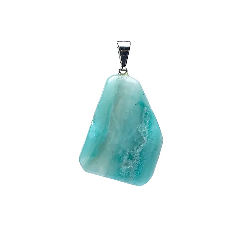 Pendentif Fantaisie en Amazonite Forme Unique