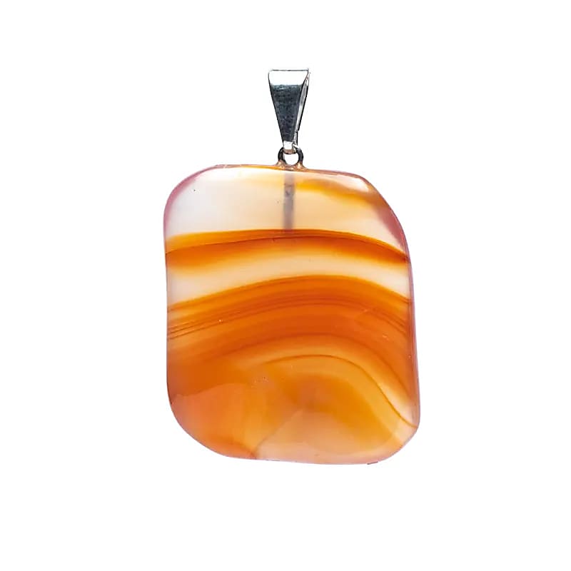 Pendentif Fantaisie en Agate Naturelle