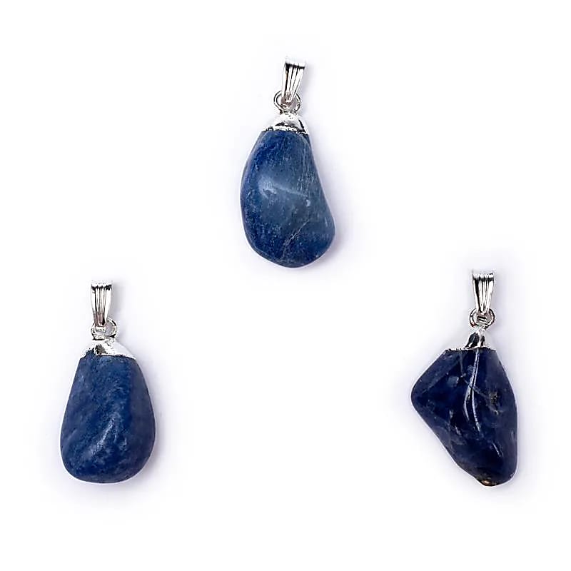 Pendentif en Quartz Bleu