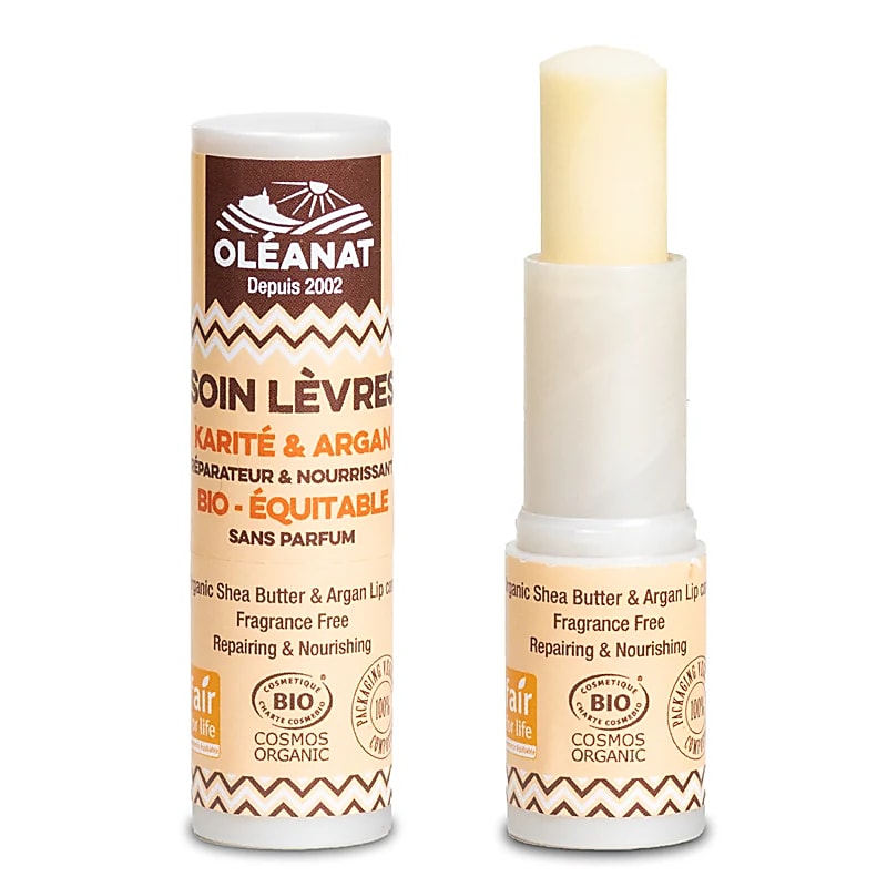 Baume à lèvres bio Karité & Argan | Oléanat
