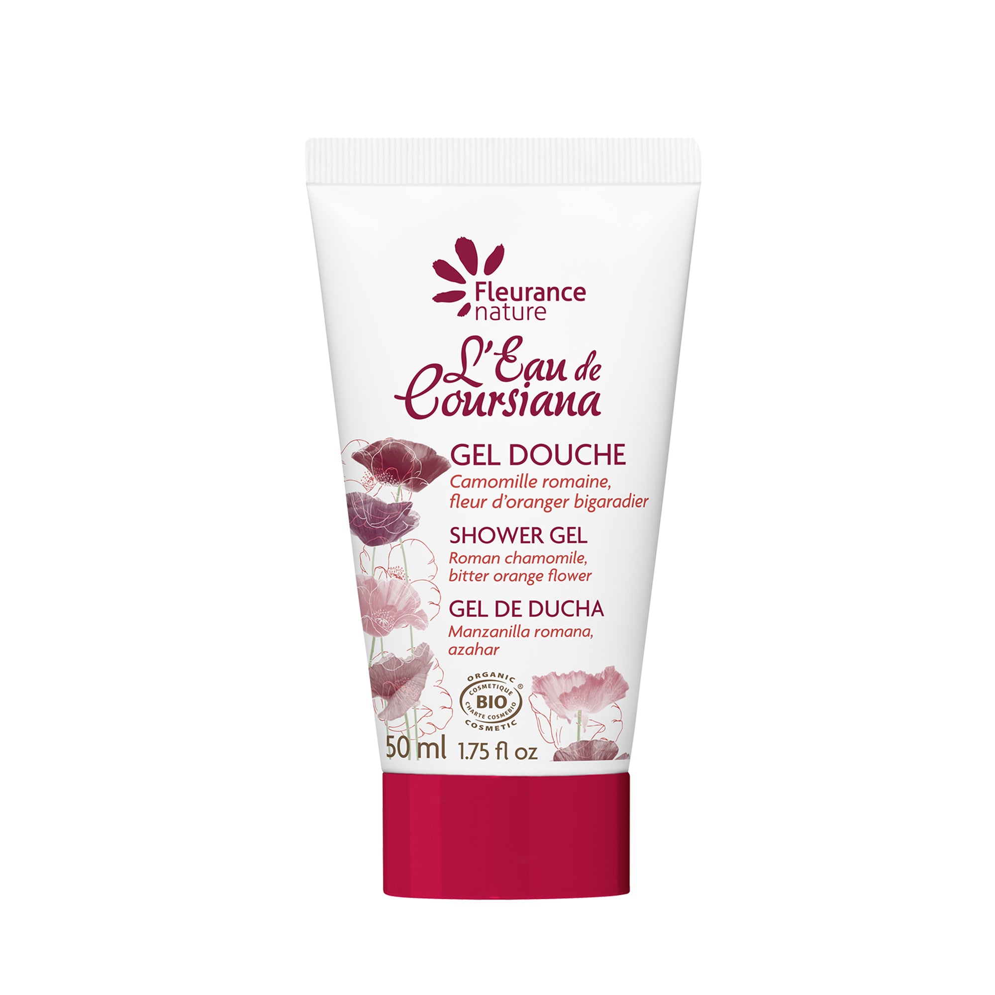 Gel Douche 50ml Eau de Coursiana – Parfum Floral et Bio