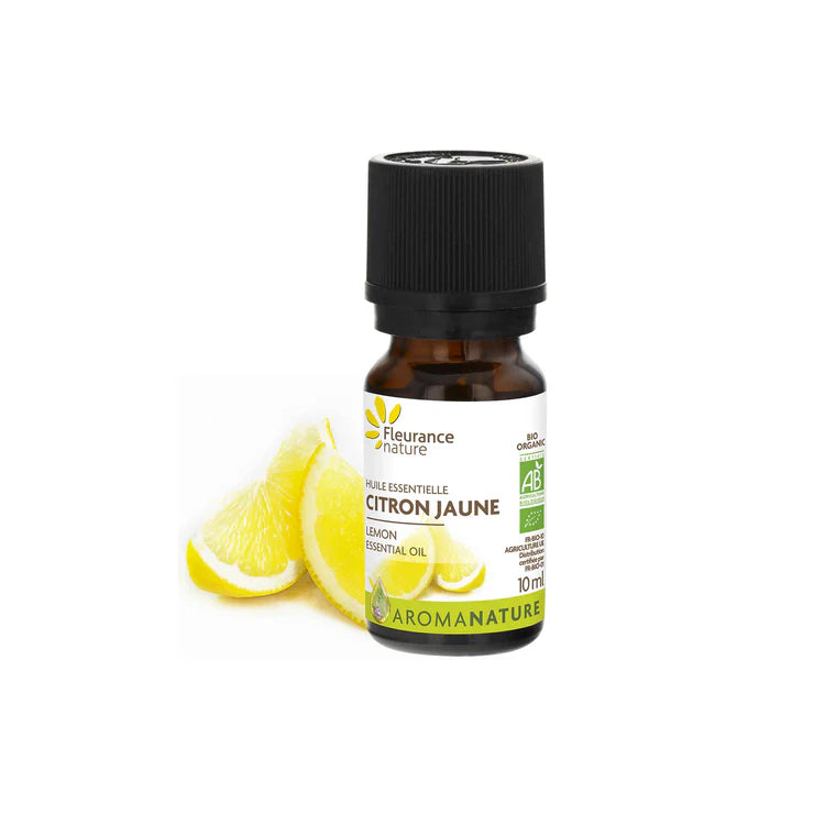Huile Essentielle de Citron Jaune Bio | Tonification & Fraîcheur Naturelle - Flacon de 10ml