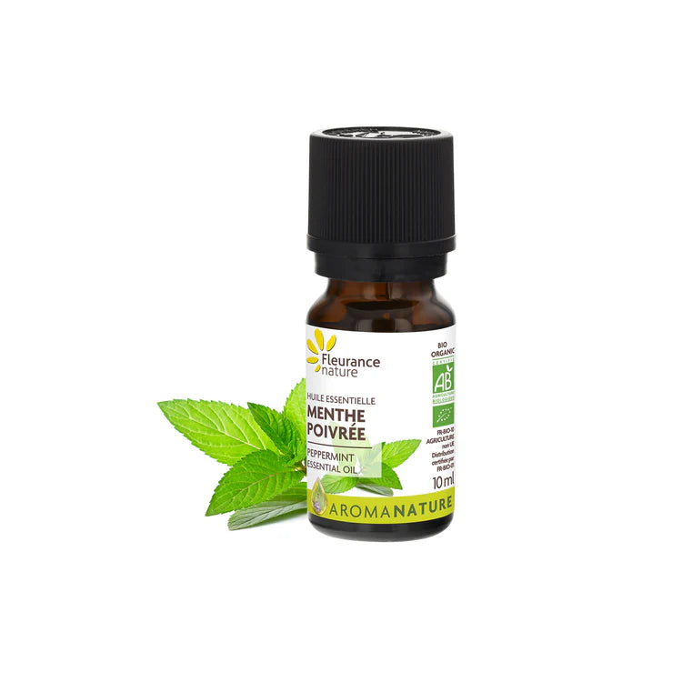 Huile Essentielle de Menthe Poivrée Bio | Fraîcheur Instantanée & Soulagement - Flacon de 10 ml