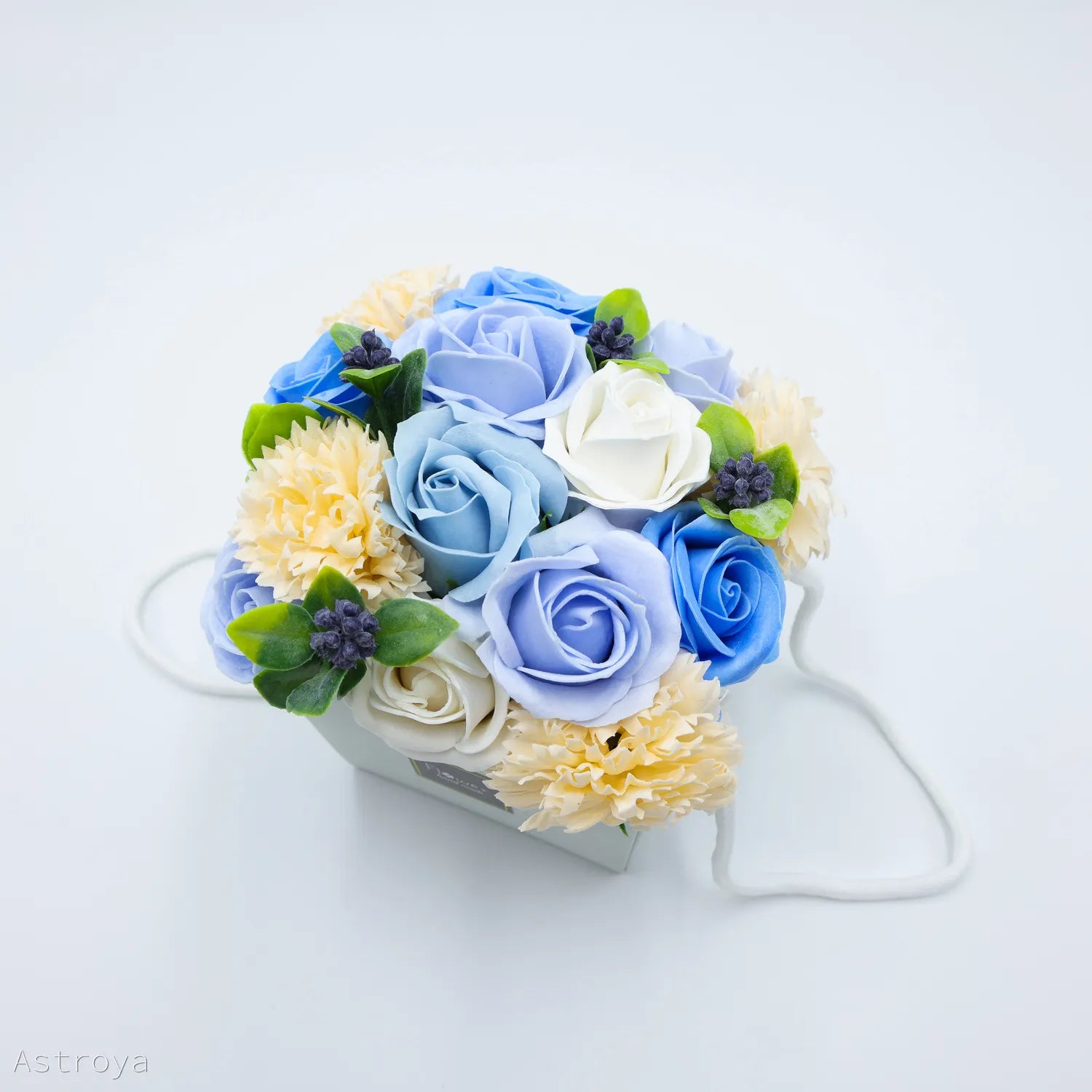 Panier de fleurs de savon