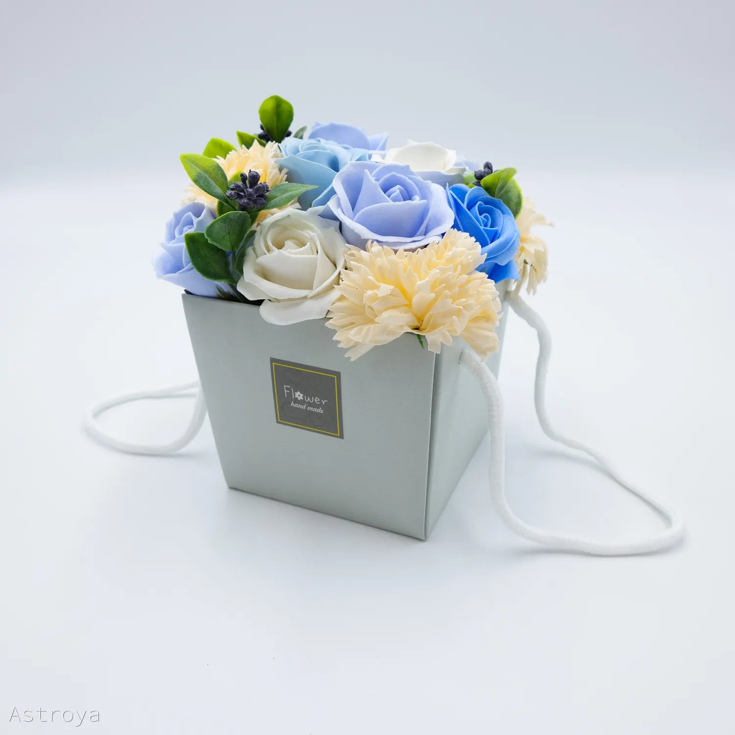 Panier de fleurs de savon