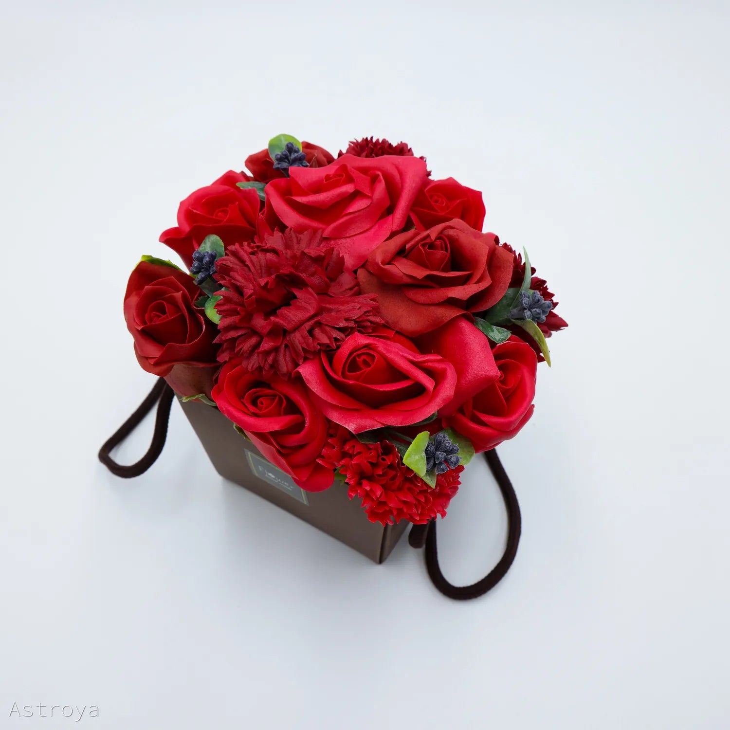 Panier de fleurs de savon