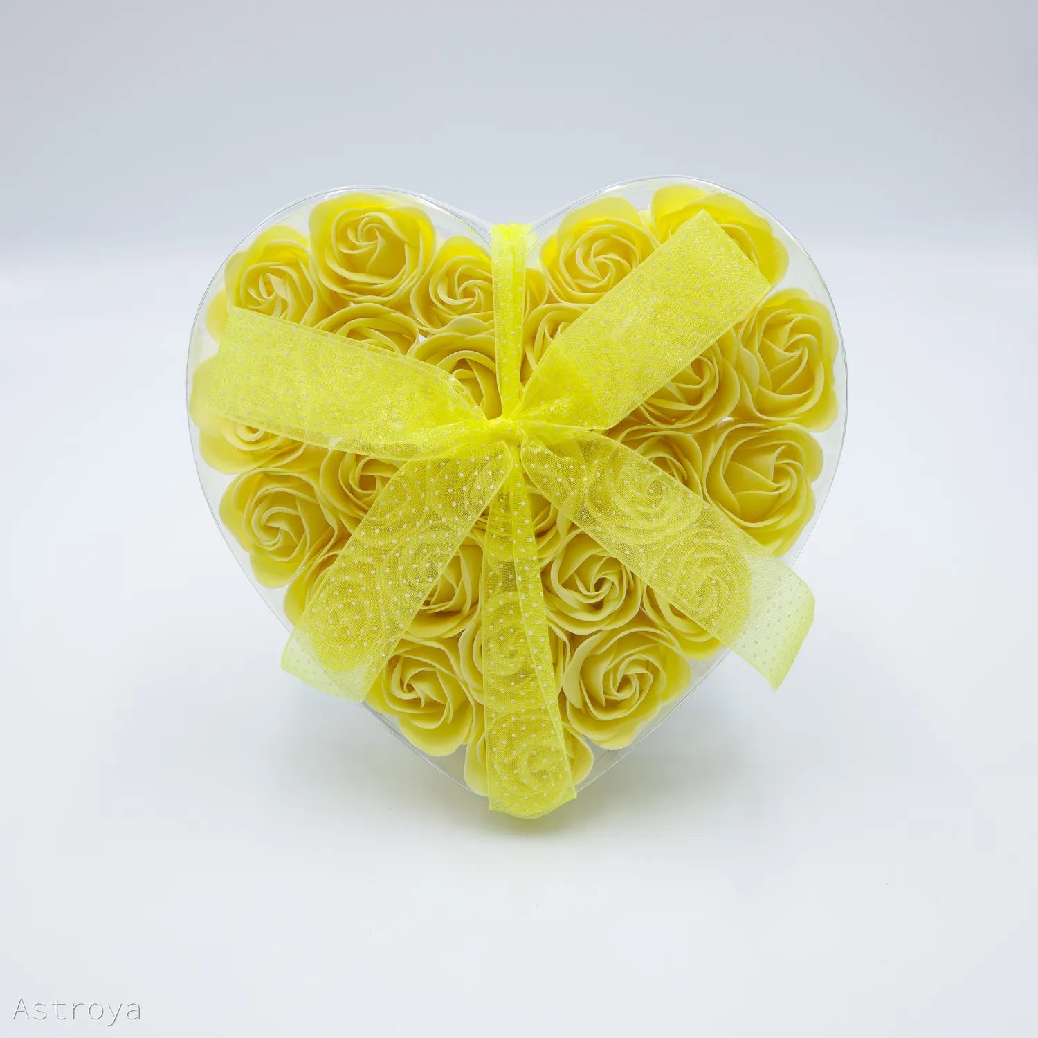 Fleurs de savon - Coeur de 24 roses