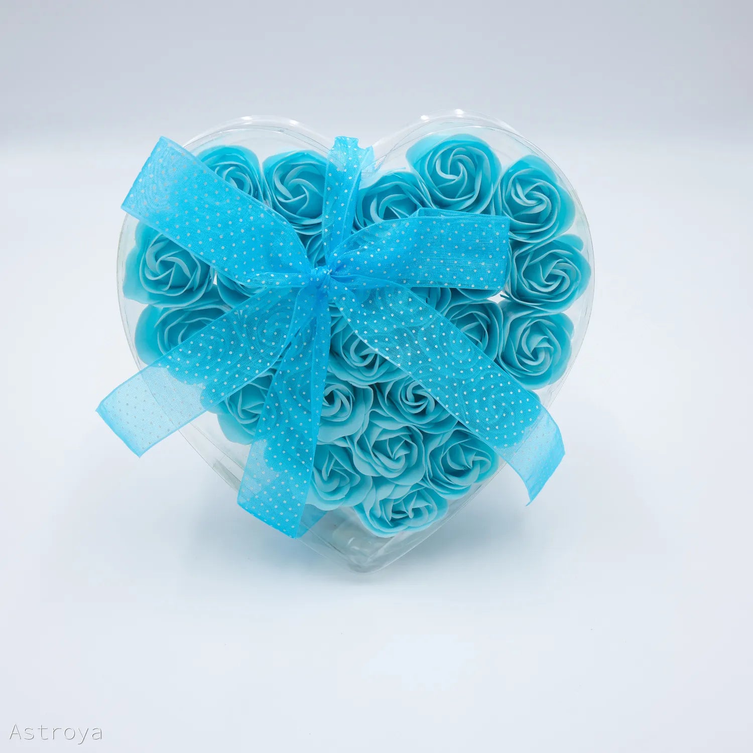 Fleurs de savon - Coeur de 24 roses