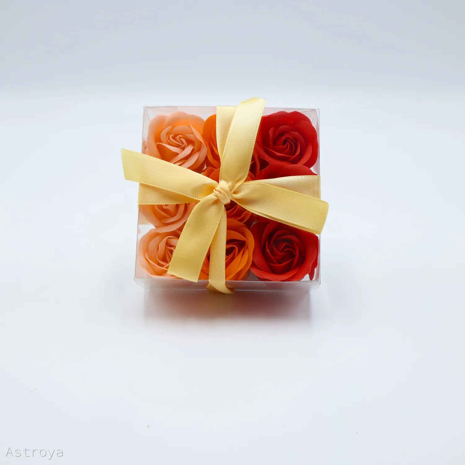 Boite de 9 roses de savon