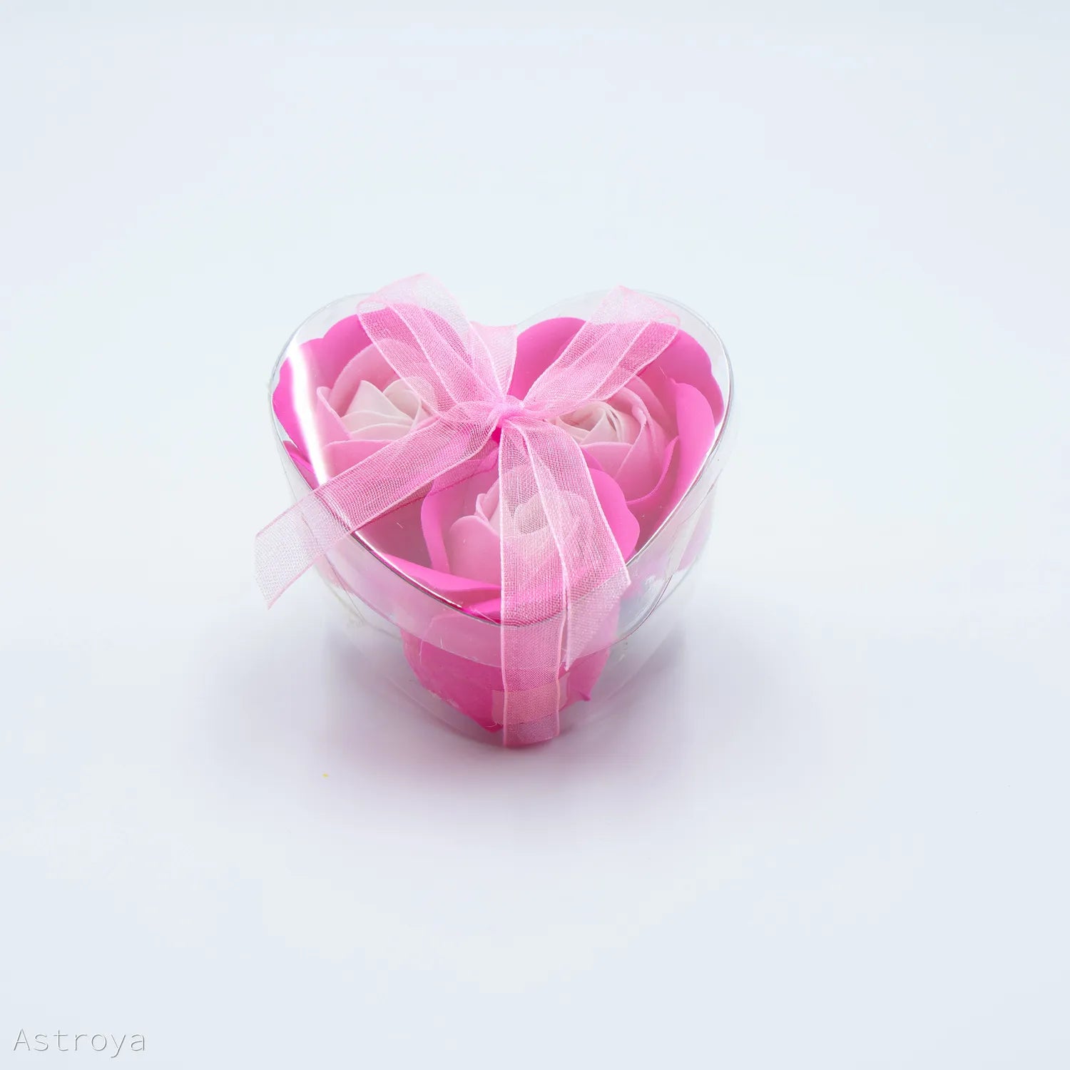 Fleurs de savon - Coeur de 3 roses