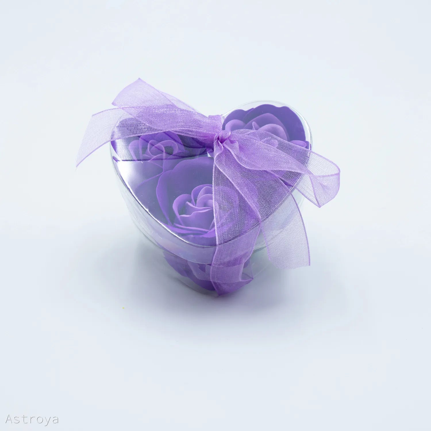 Fleurs de savon - Coeur de 3 roses