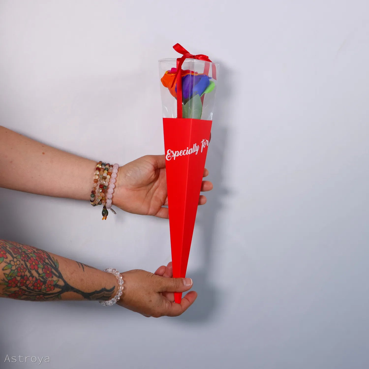 Fleur de savon - Rose avec tige