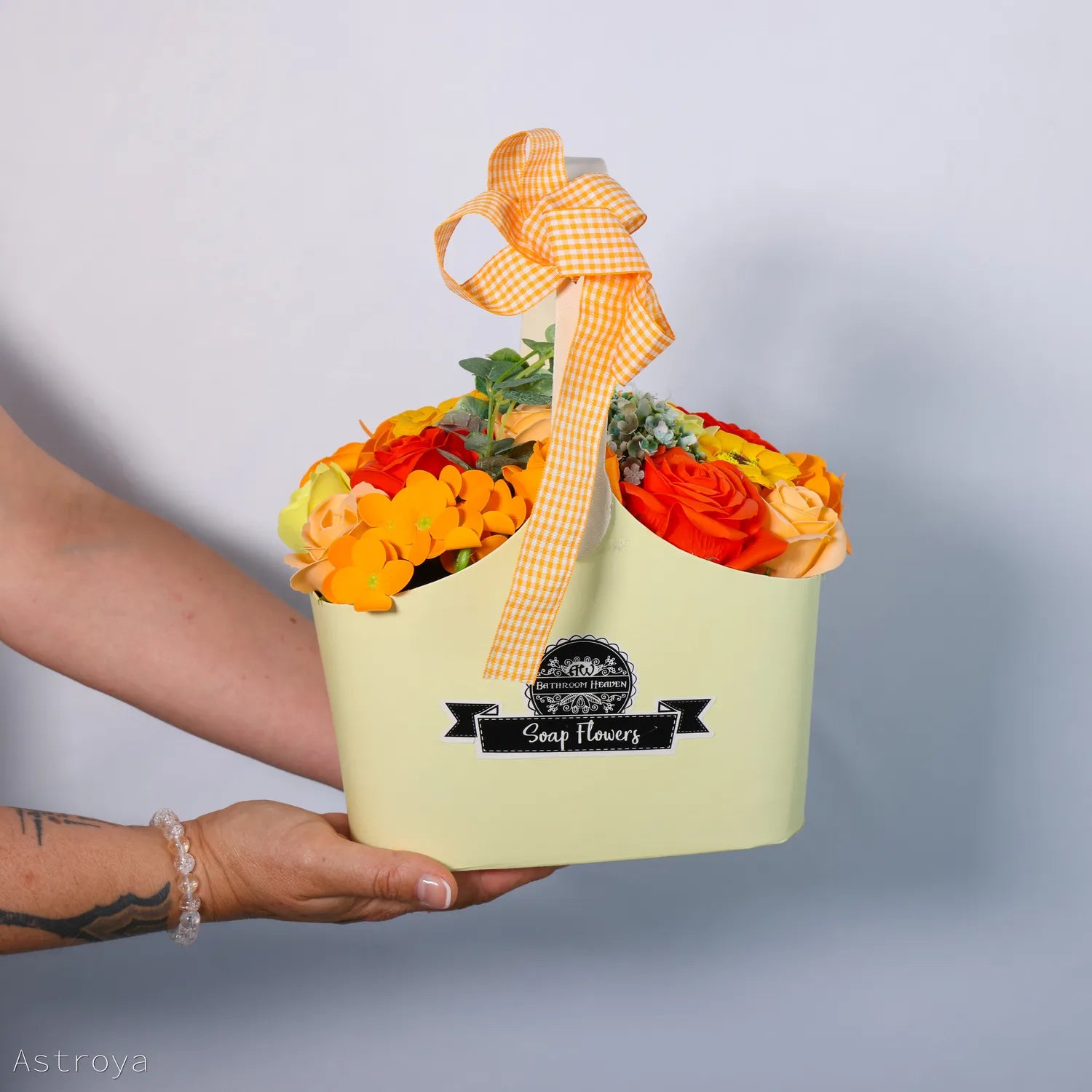 Panier de fleurs de savon - XL