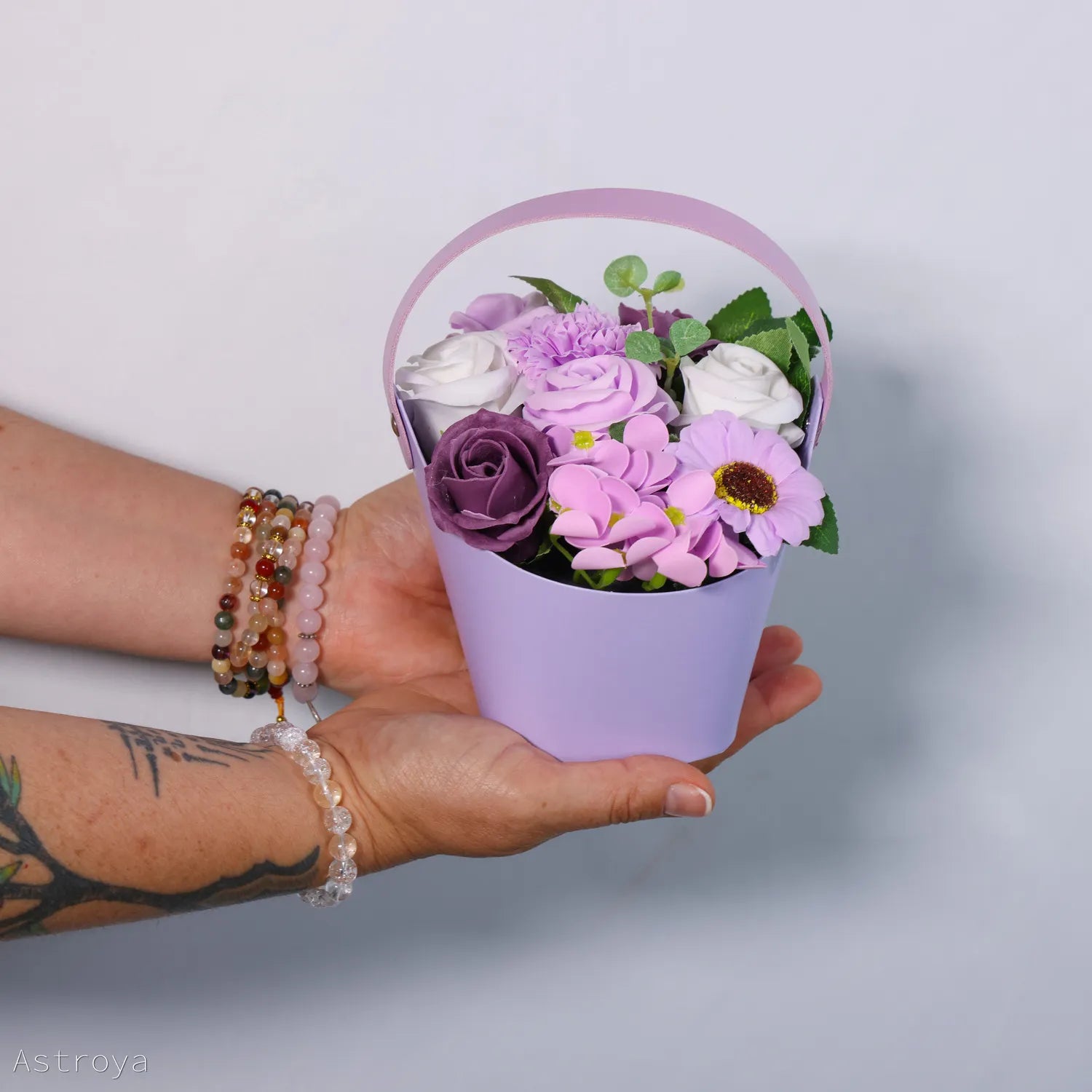 Panier de fleurs de savon - XL