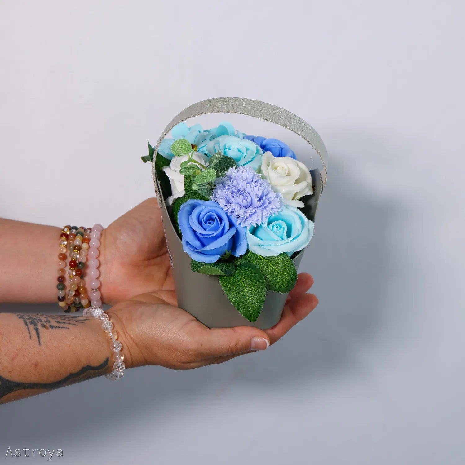 Panier de fleurs de savon - XL