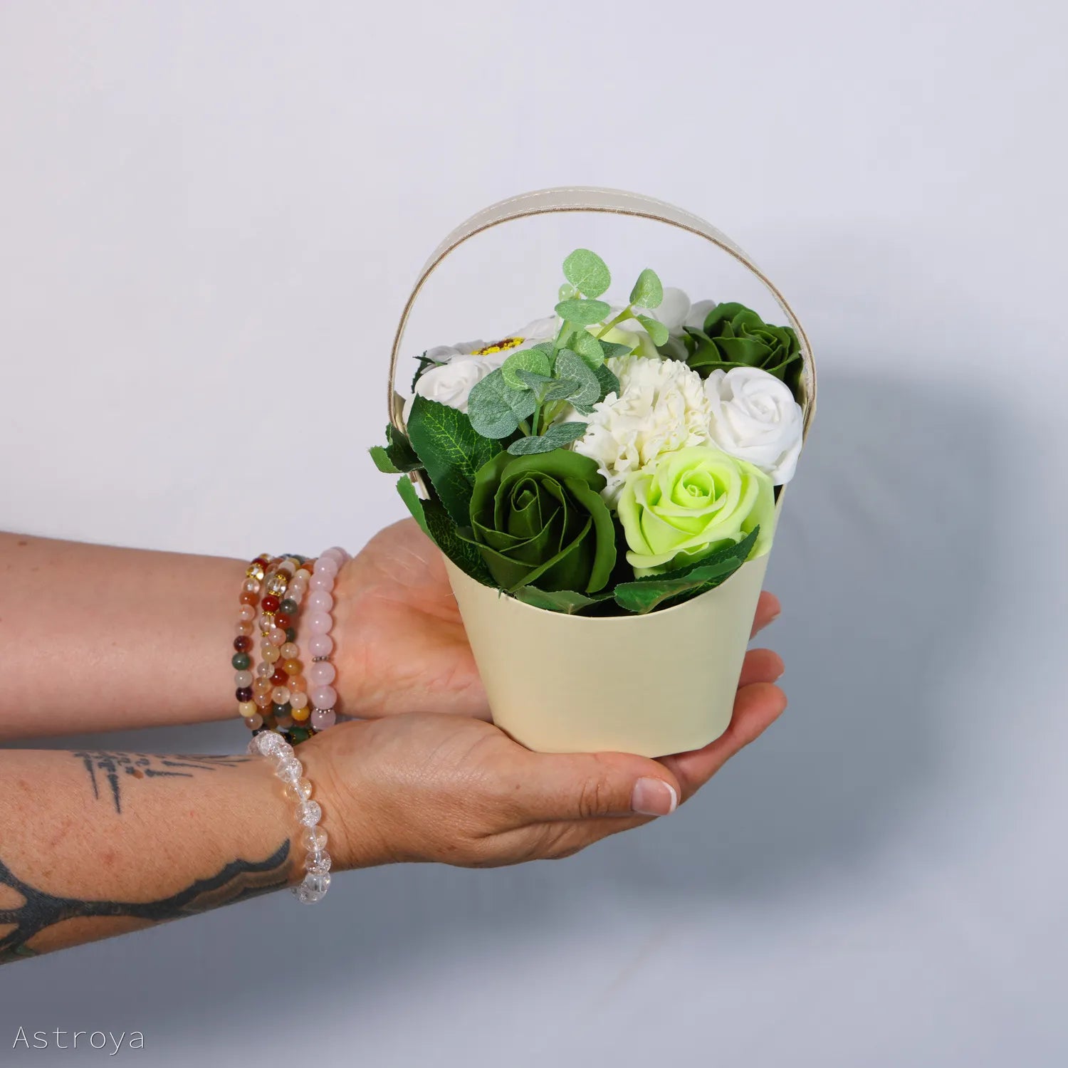 Panier de fleurs de savon - XL