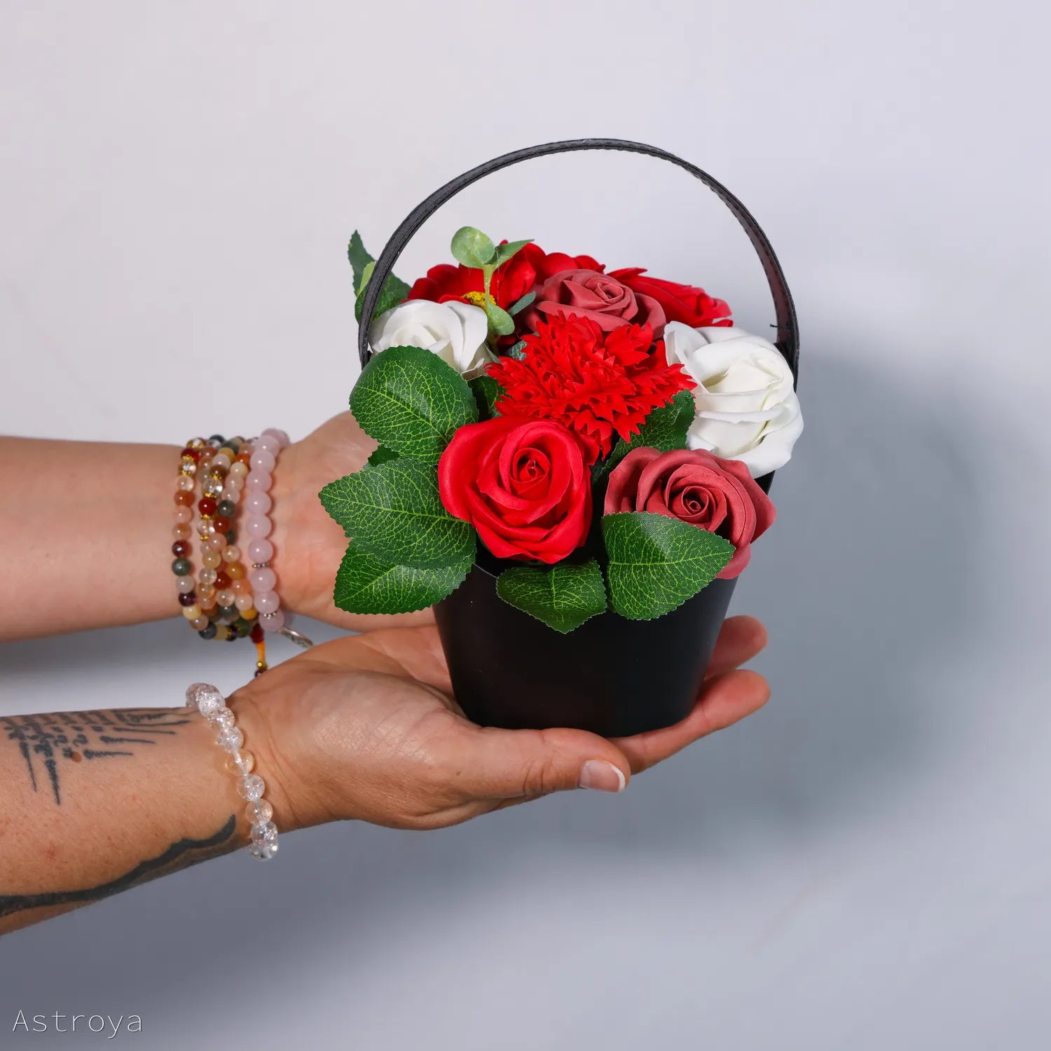 Panier de fleurs de savon - XL