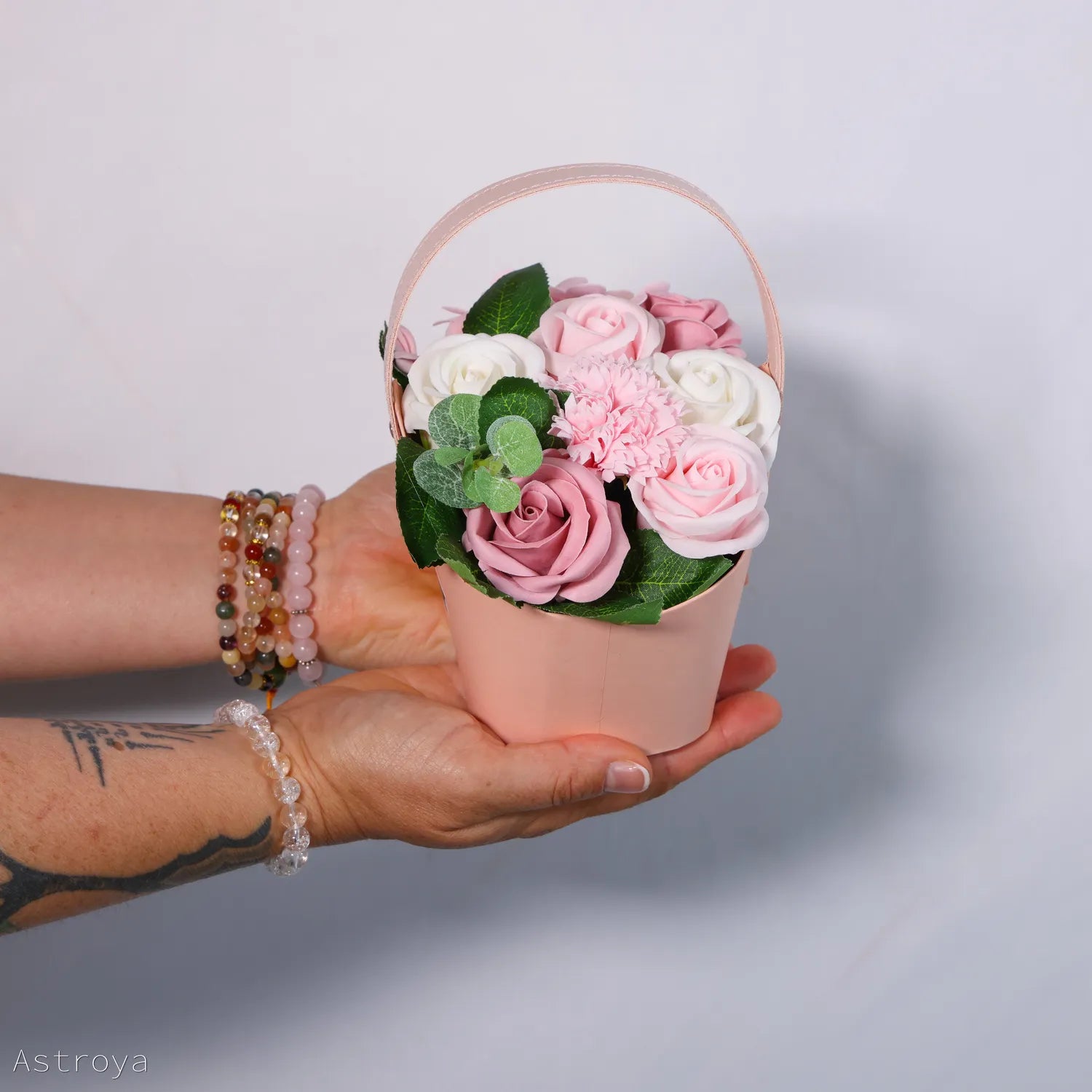 Panier de fleurs de savon - XL