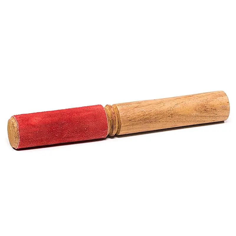 Bâton bois 19cm pour bol chantants - Rouge - Astroia