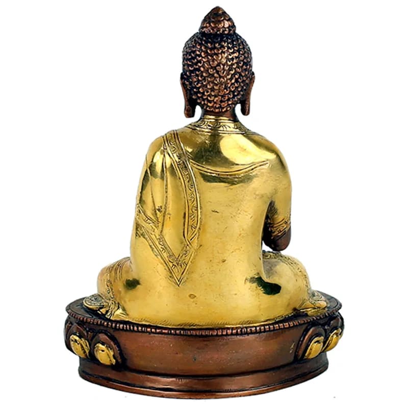 Bouddha Mudra Enseignement bichrome – vue 4