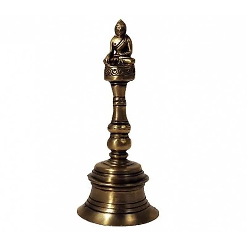 Cloche en bronze 17 cm - Bouddha