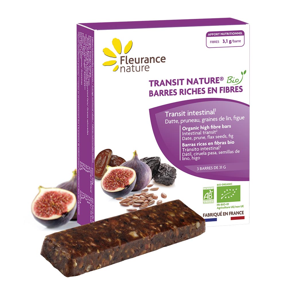 Transit nature® barres riches en fibres BIO