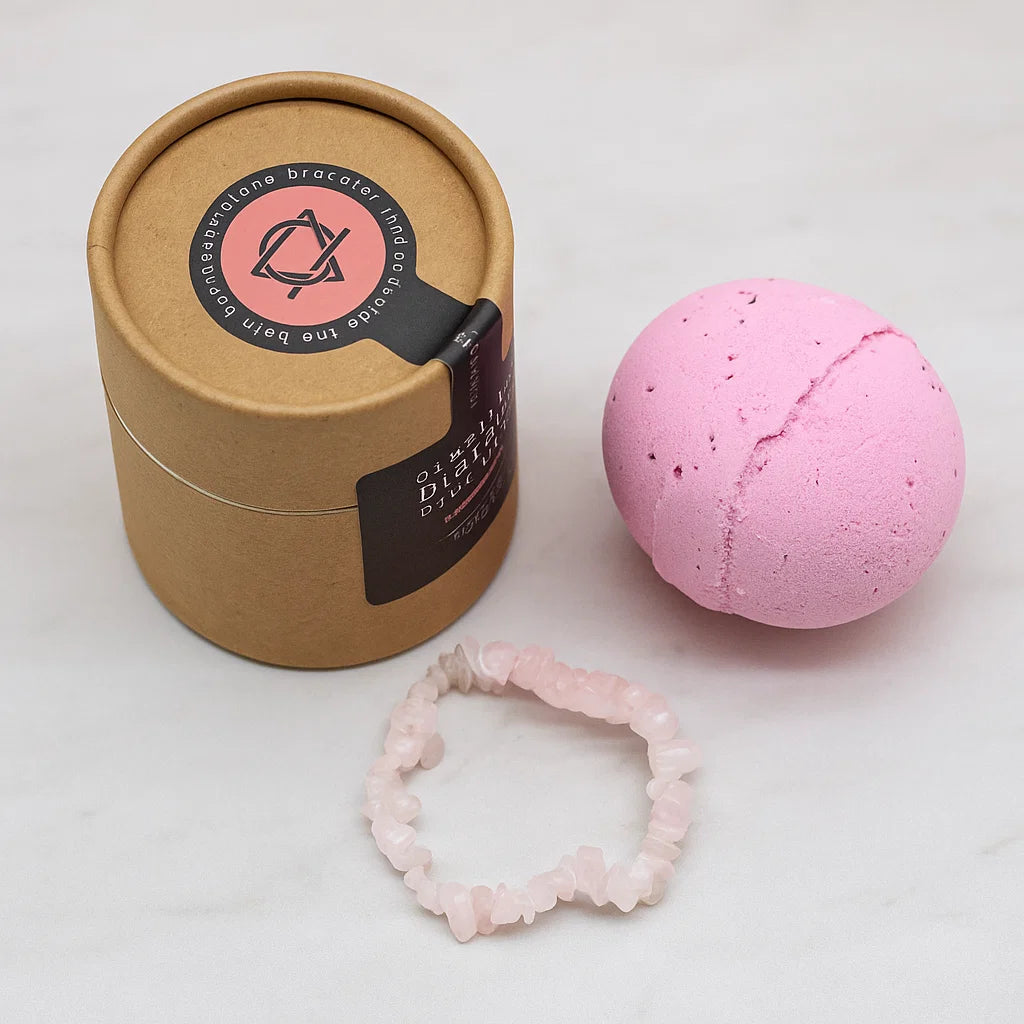 Bombe de bain & Bracelet Quartz Rose