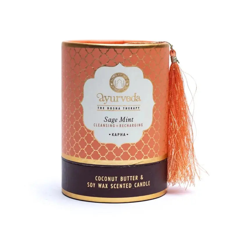 Bougie Ayurvédique Kapha Sauge menthe Coffret