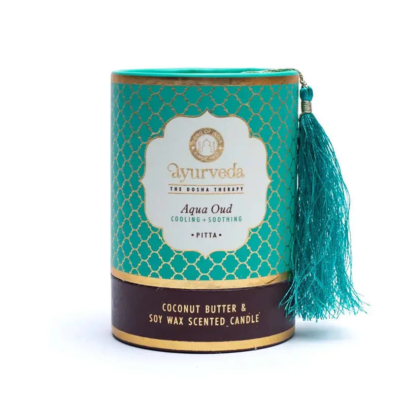Bougie Ayurvédique Pitta Aqua Oud Coffret