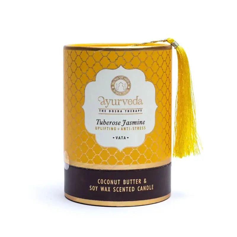 Bougie Ayurvédique Vata Tubereuse Jasmin Coffret