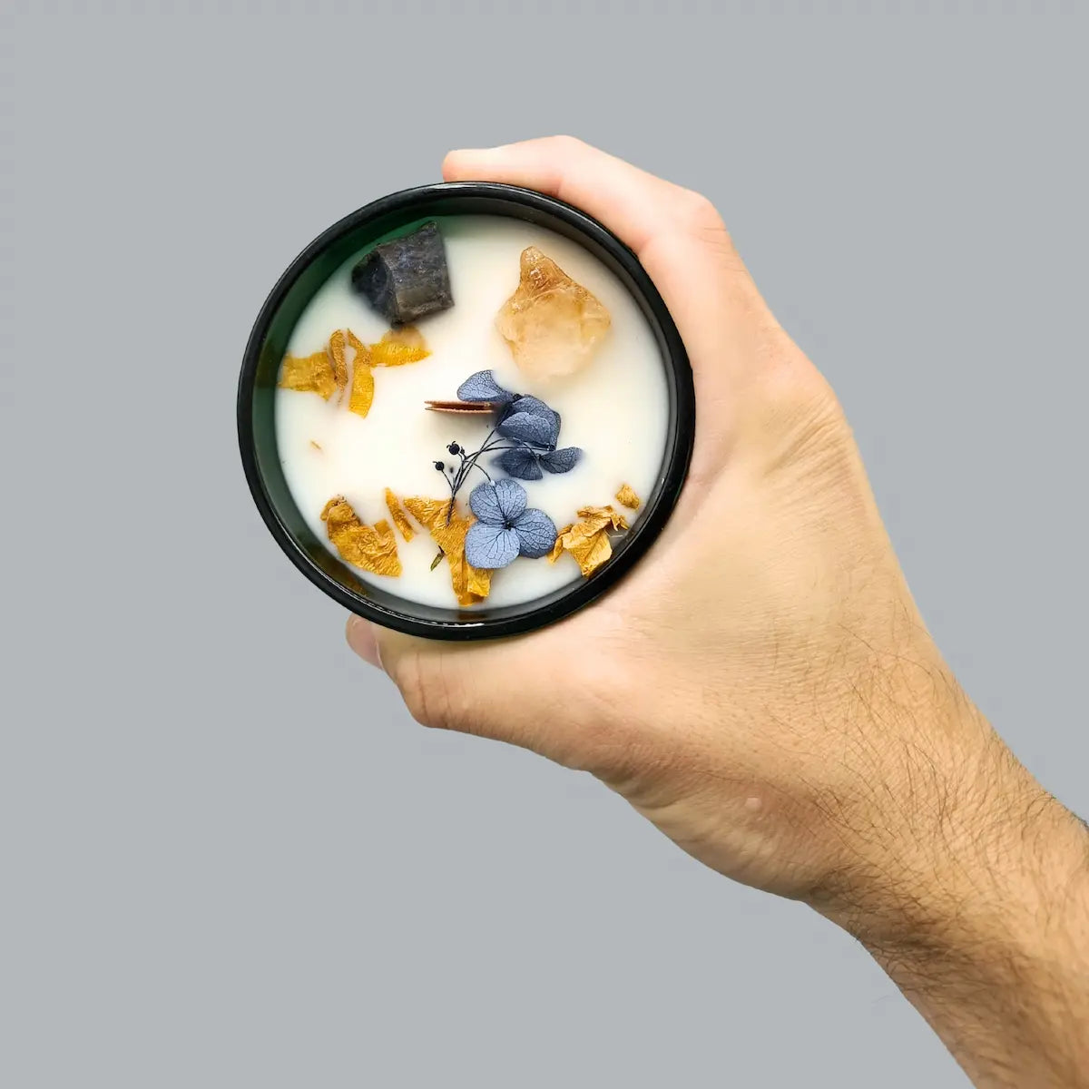 Bougie parfumée agrumes Le Soleil décoration spirituelle pour booster l’humeur et la vitalité