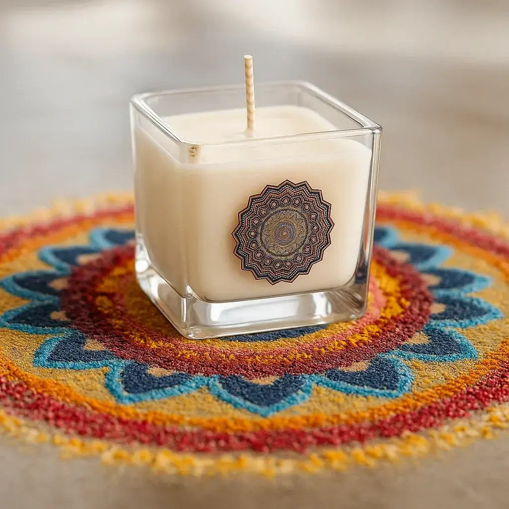 Bougie parfumée cire de colza Mandala