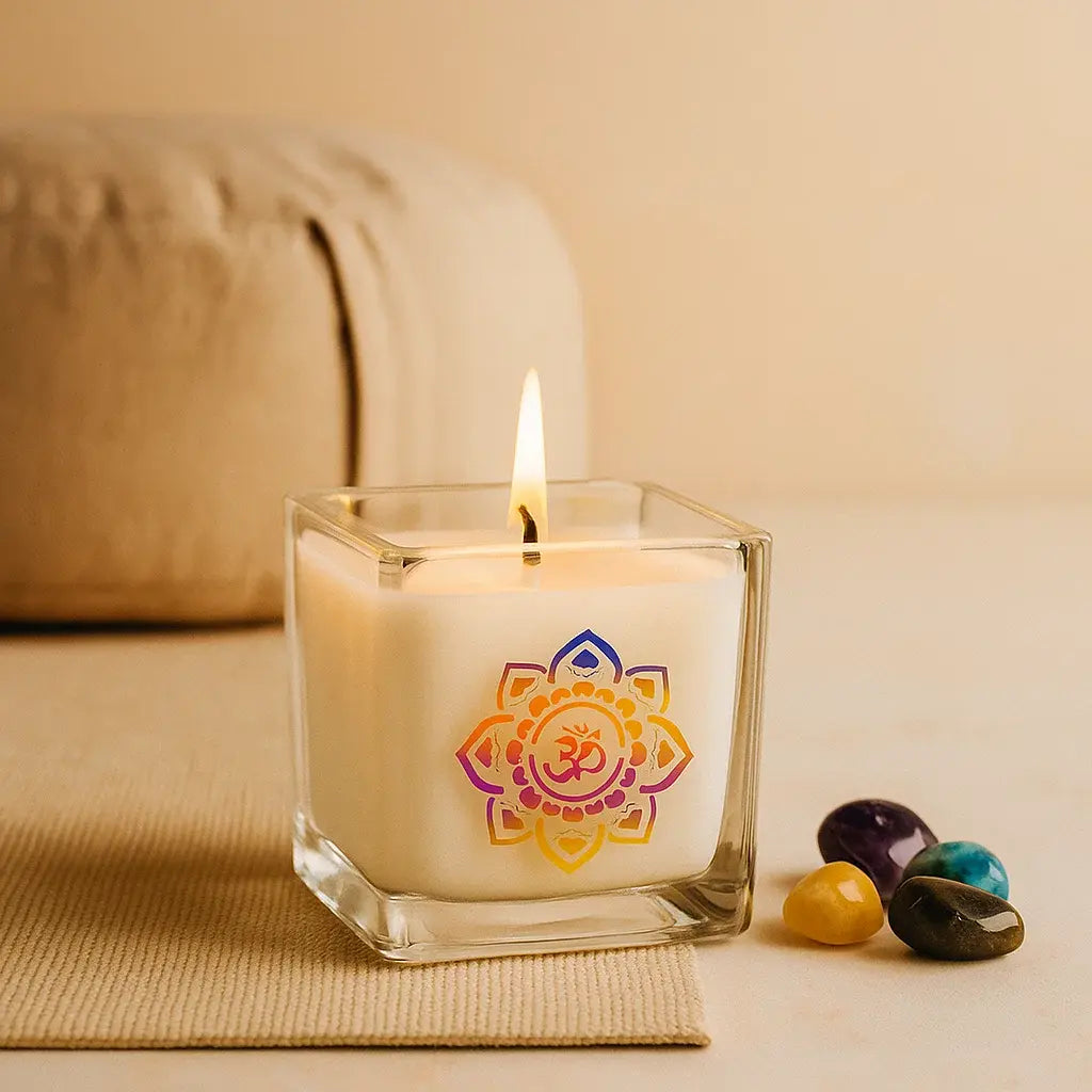 Bougie parfumée cire de colza Om