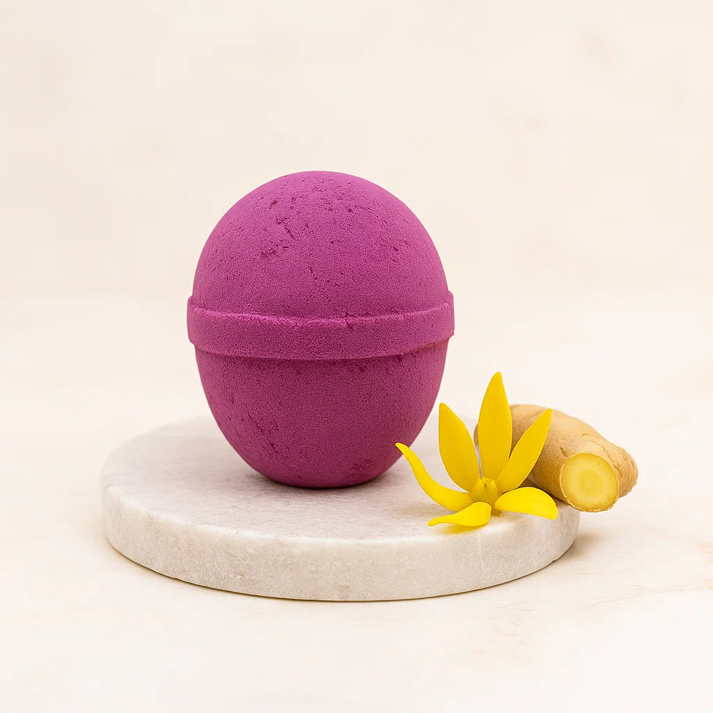 Bombe de bain Aromathérapie | Gingembre et Ylang-Ylang