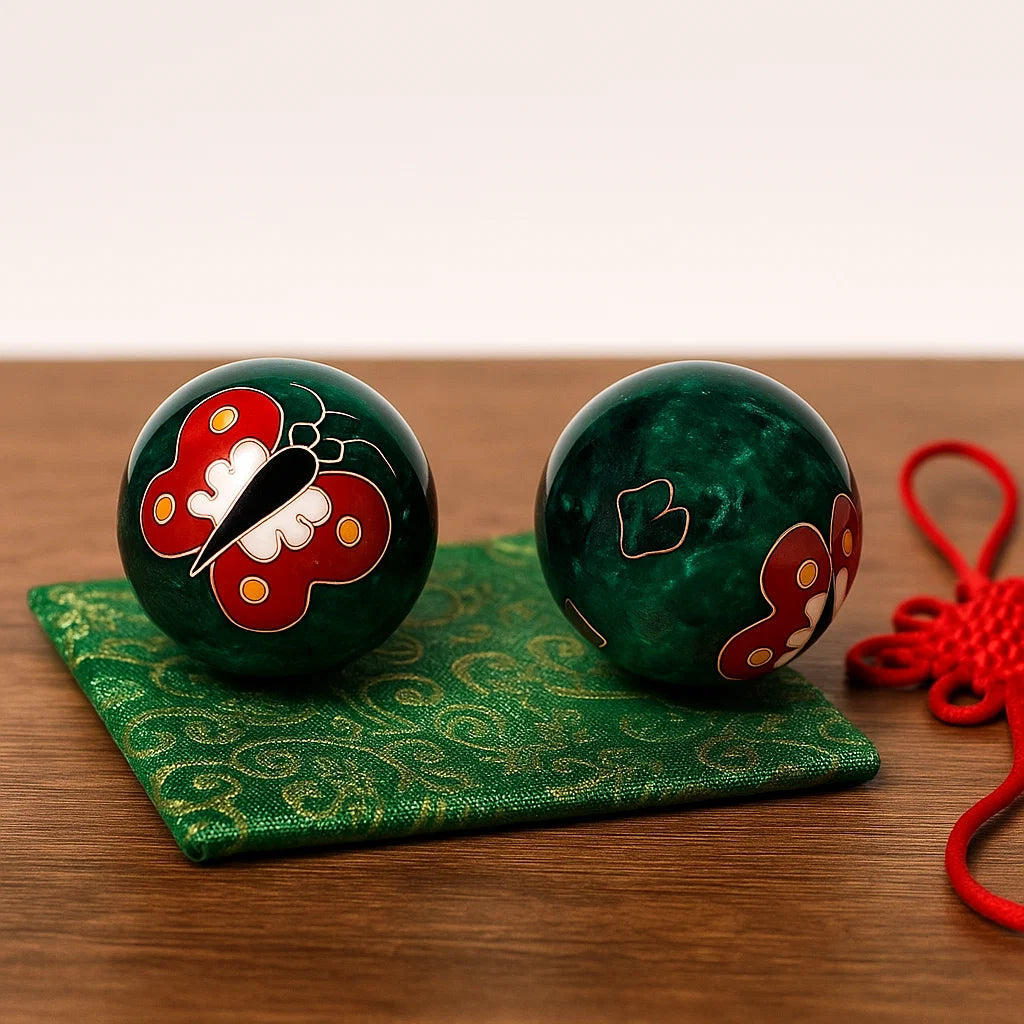 Boules de santé Qi Gong Papillon - 3.5 cm
