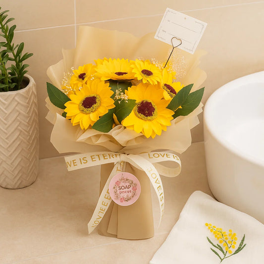 Grand Bouquet de Tournesols de savon