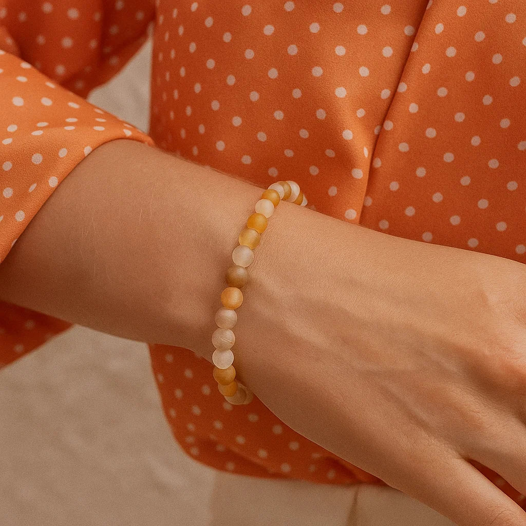 Bracelet en Agate - 4 mm