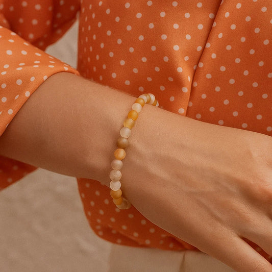 Bracelet en Agate - 4 mm