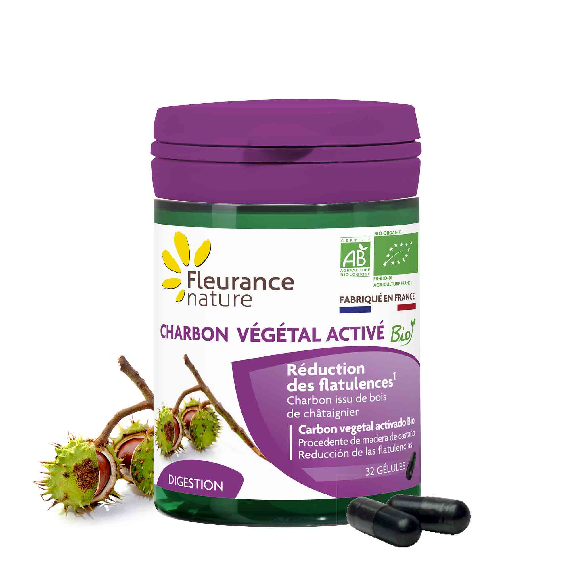 Charbon vegetal active BIO
