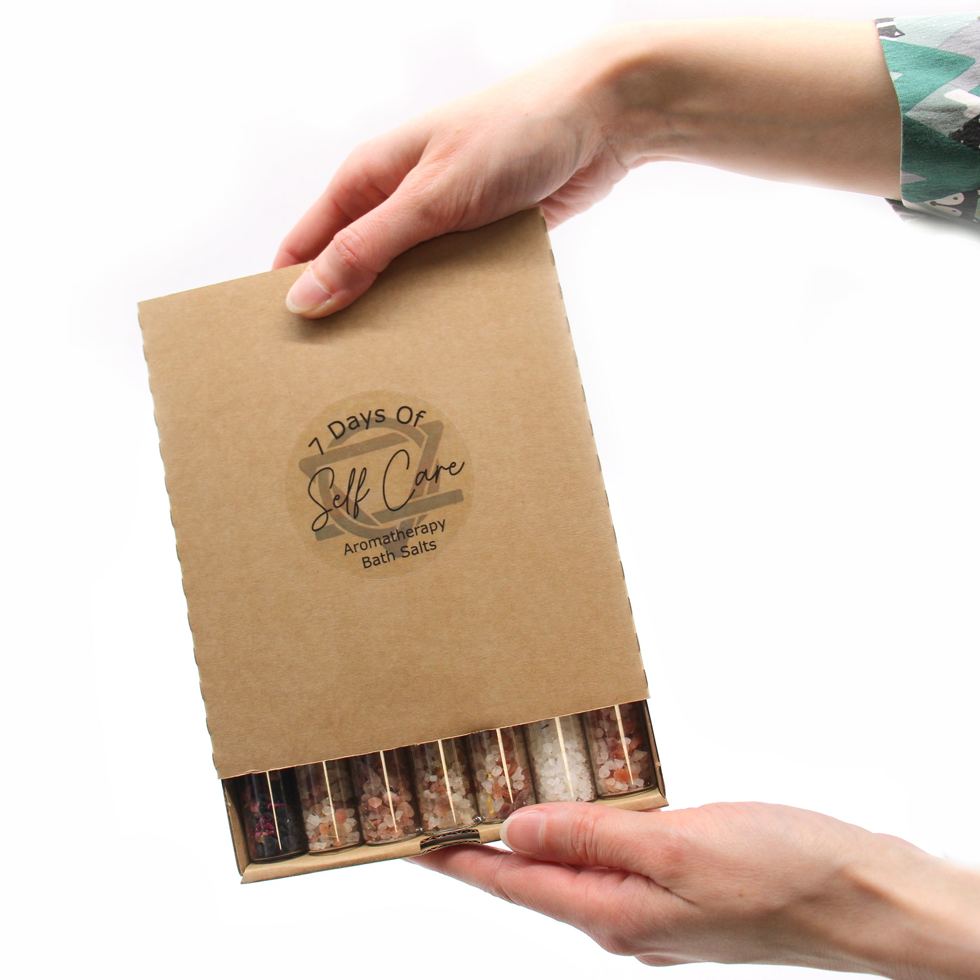 Coffret de 7 sels de bain : 7 tubes, 7 jours