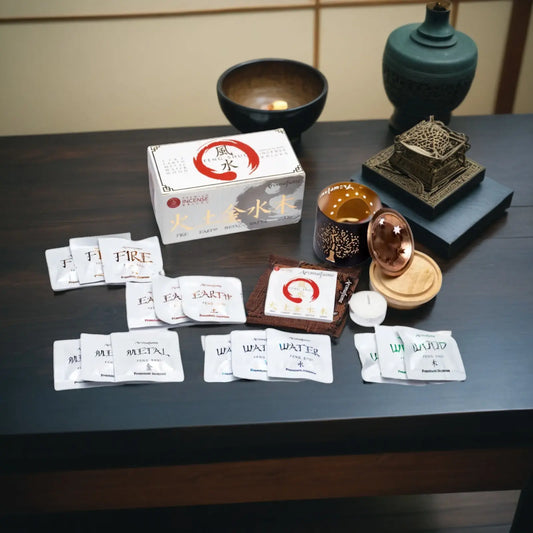Coffret Aromafume Feng Shui : Diffuseur + briques d'encens