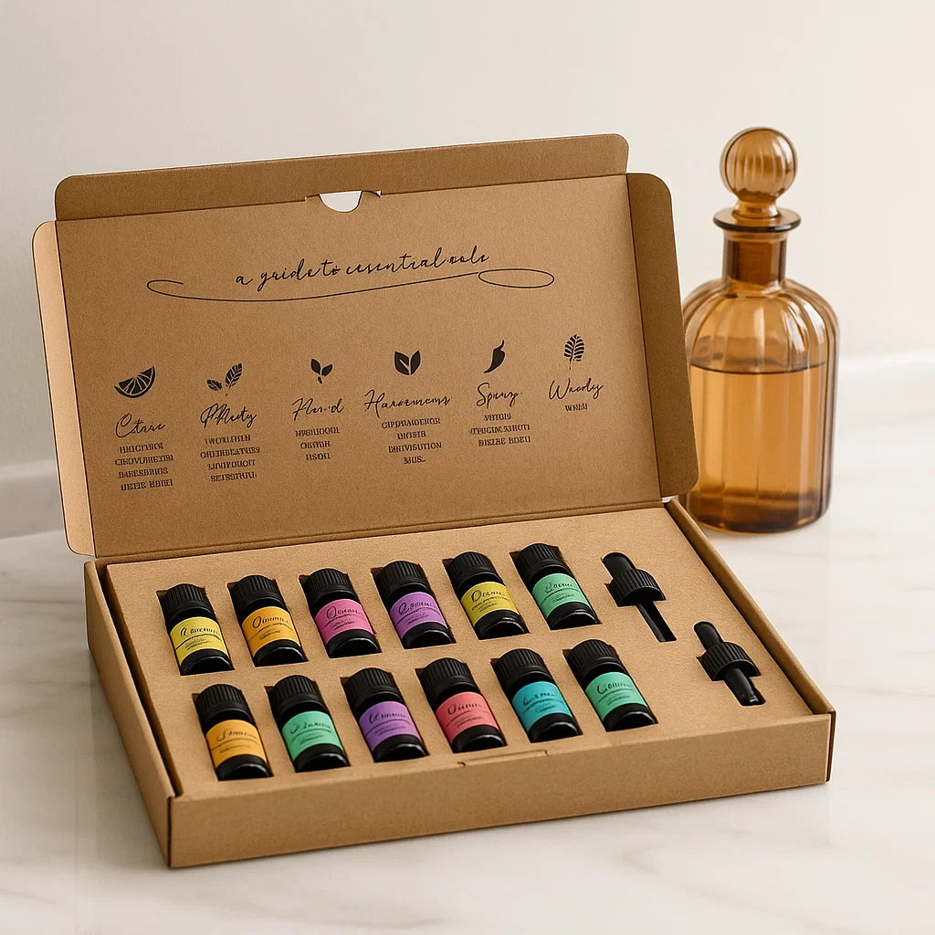 Coffret Aromathérapie - 12 Huiles Essentielles | Eté