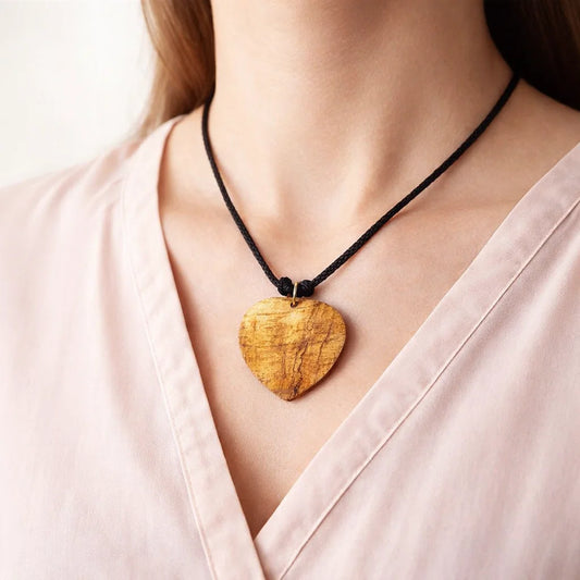 Collier Palo Santo pendentif Coeur