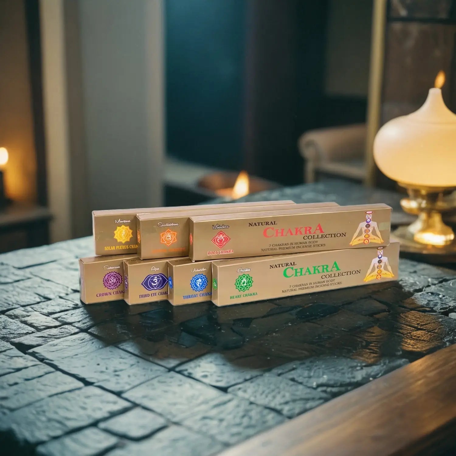 Coffret 7 parfums / chakras - 7 x 15g