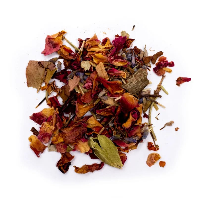 Encens résine Rose et Géranium vue détaillée