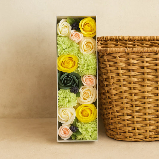 Fleurs de savon coffret XL