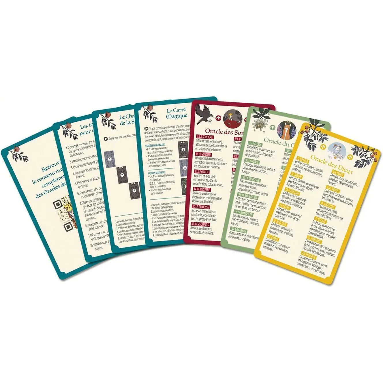 Les Oracles de la Sorcière - Jeu d’oracles de la sorcière pour guidance spirituelle et intuition